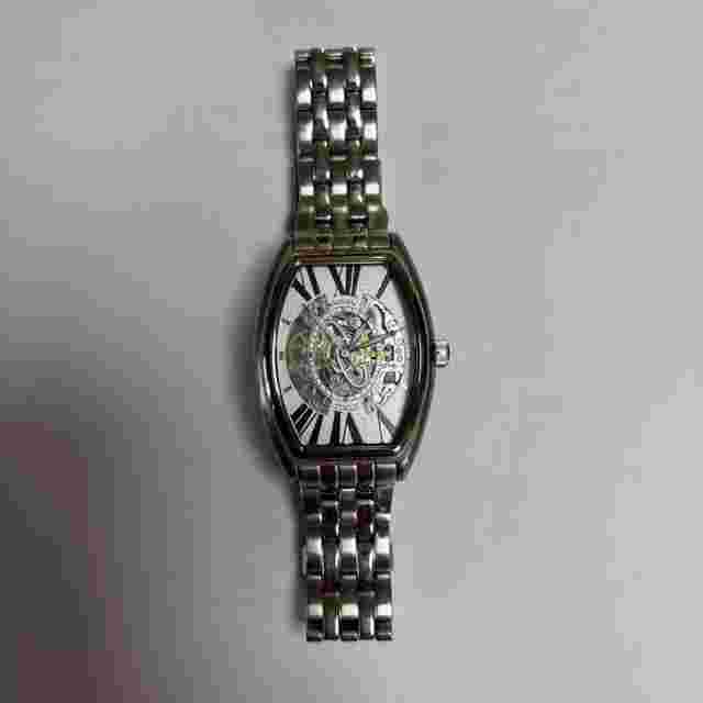 Cog Watch Skeleton Dial White Automatic Vintage Men's Watch Used