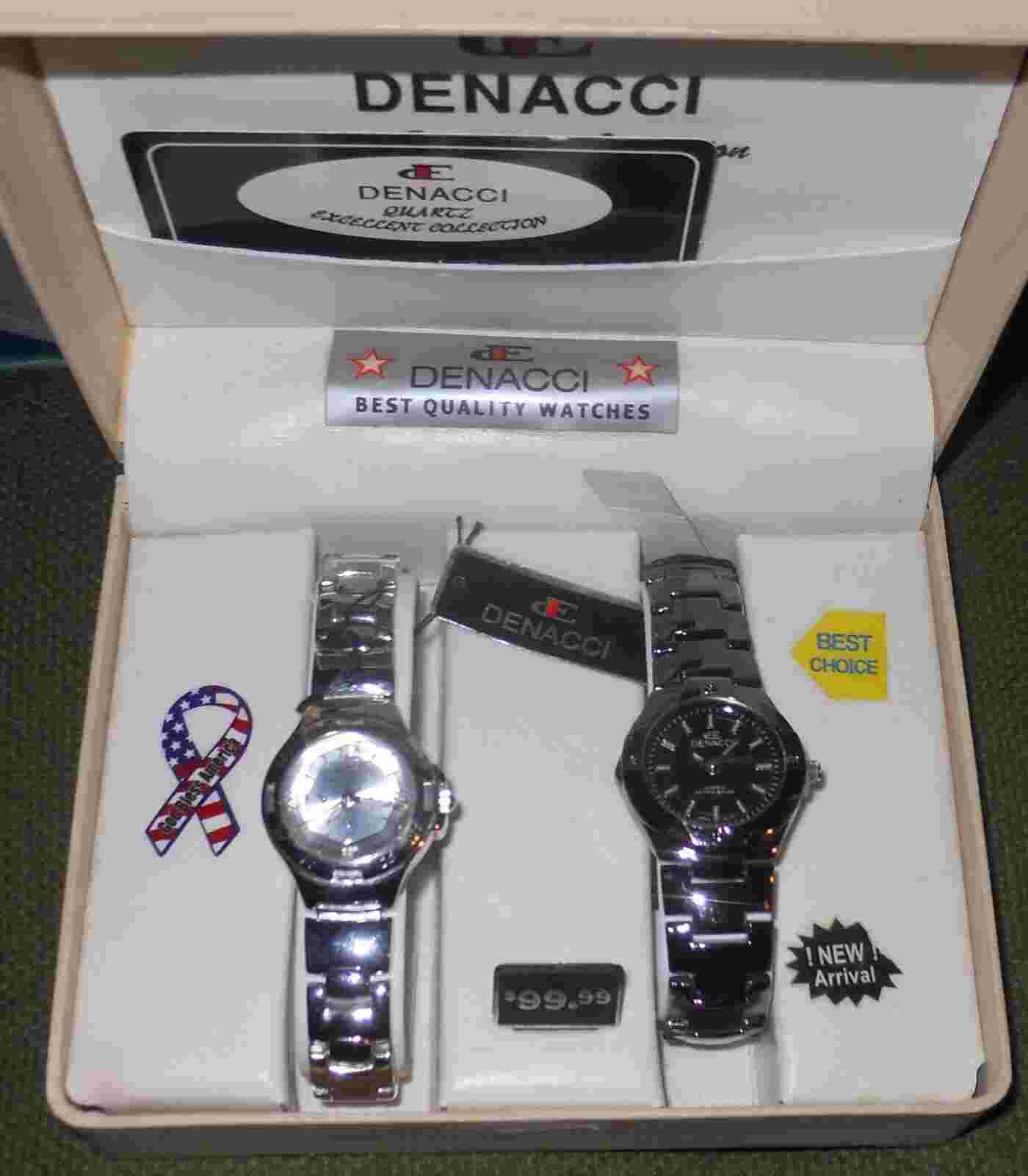 Denacci His & Hers Matched Watches Quartz