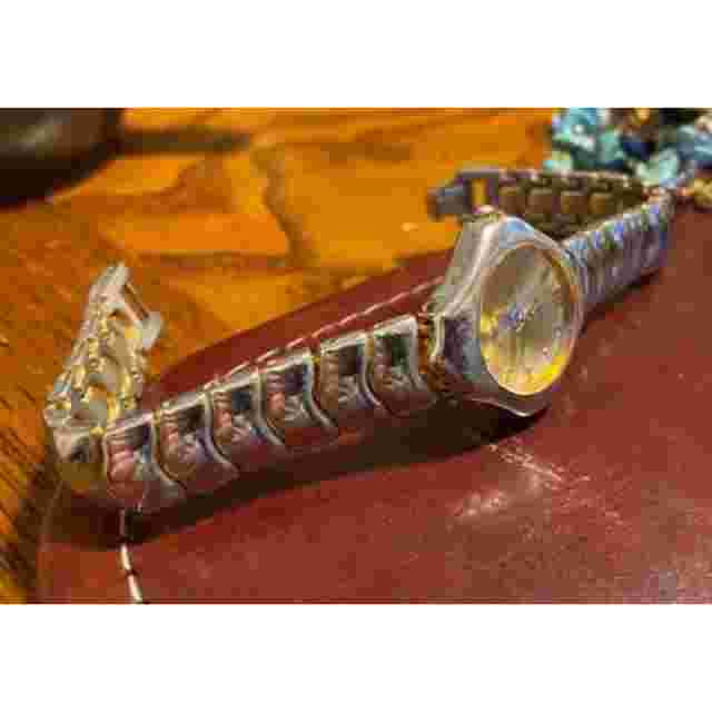 VTG Women's Ronica Watch, Gold Tone Face, Bracelet Band