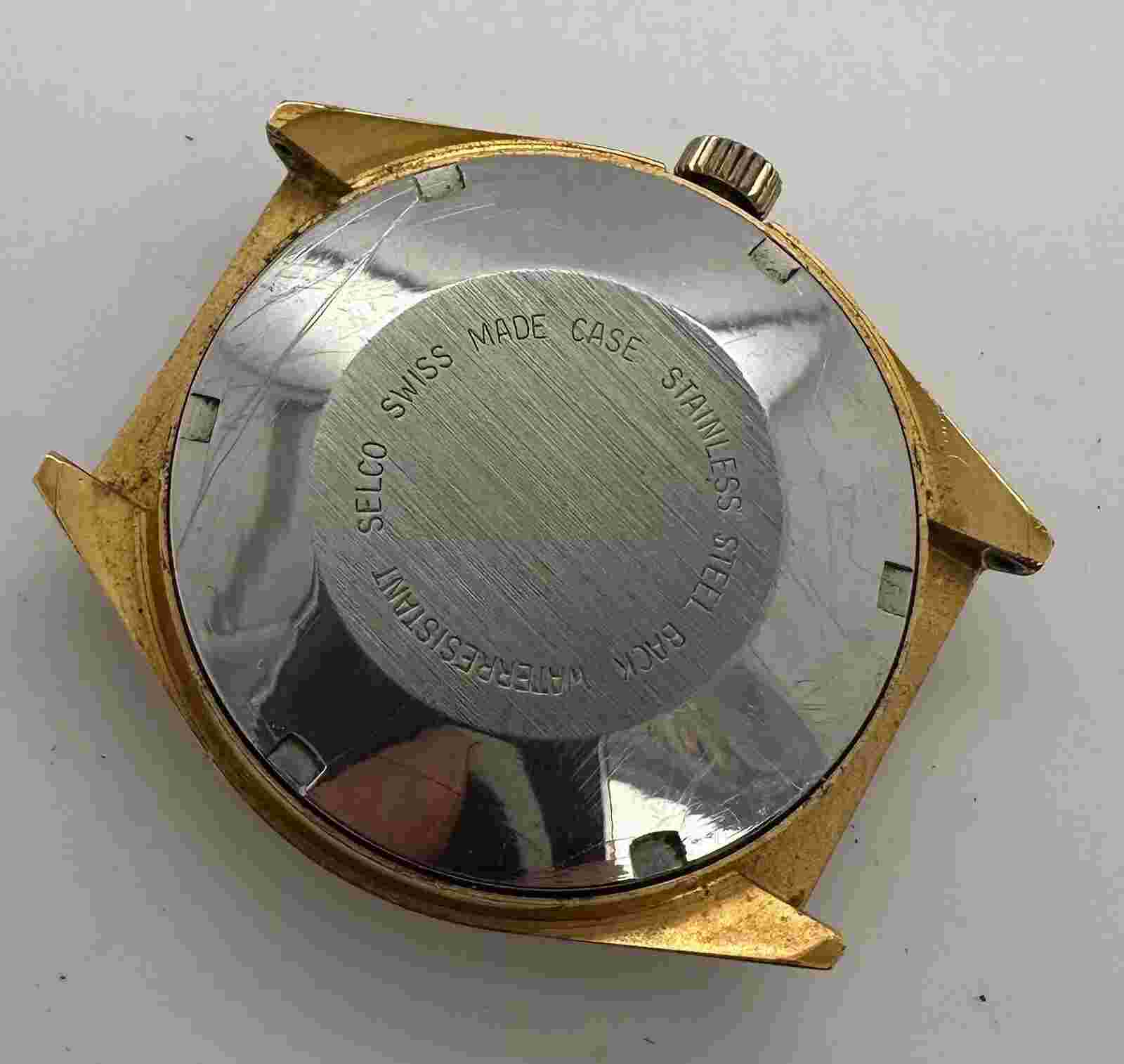 Men’s Vintage 25j Swiss Auto RondaMatic Watch “Emerald Mines Safety Award” 1982