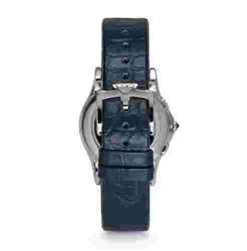 Emporio Armani ARS6003 Classic Blue Dial Blue Alligator Strap Watch Swiss Made