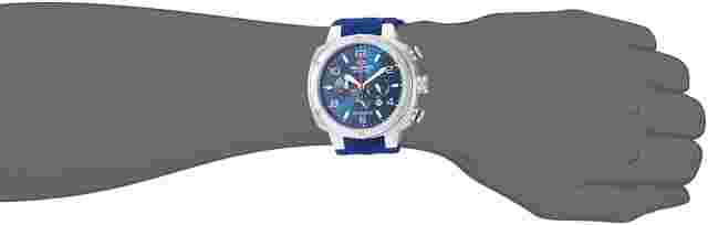 Seapro Men's Guardian Stainless Steel Quartz Silicone Strap Blue 23.6 Casual ...