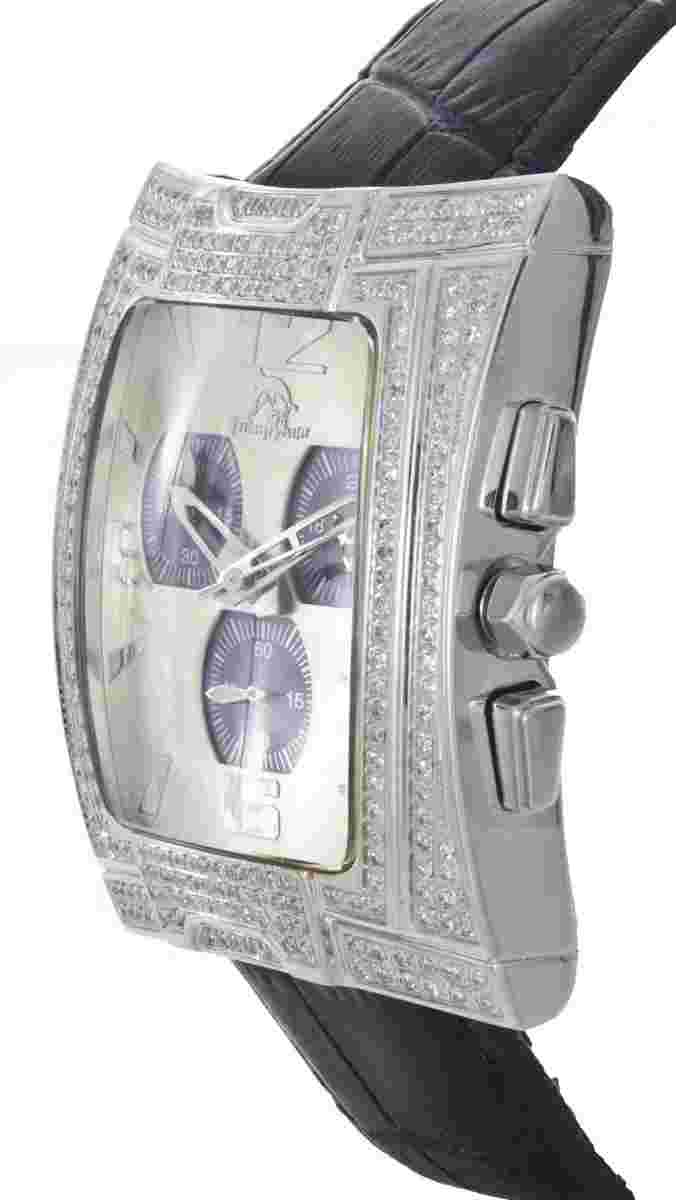 Techno Master Chronograph Watch Diaminds 3 Meters Batterytm2057