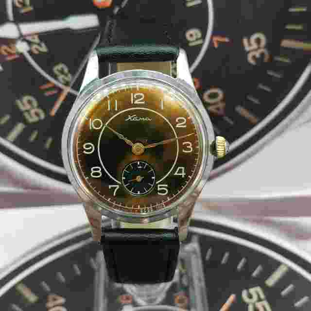 Watch Vintage Kama USSR Mechanical 1957's SERVICED Military Retro Soviet Union ☭