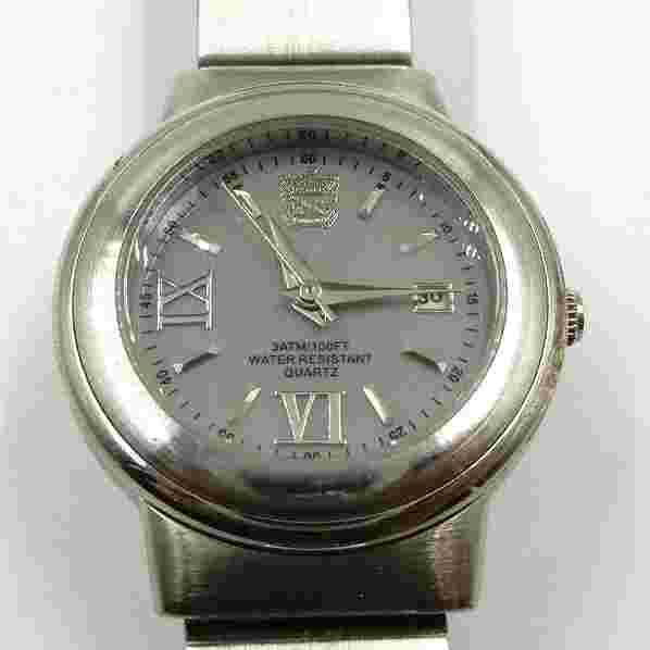 PAOLO GUCCI LADIES STAINLESS PG846WGIP SILVER LINK BAND WATCH WITH ORIGINAL BOX