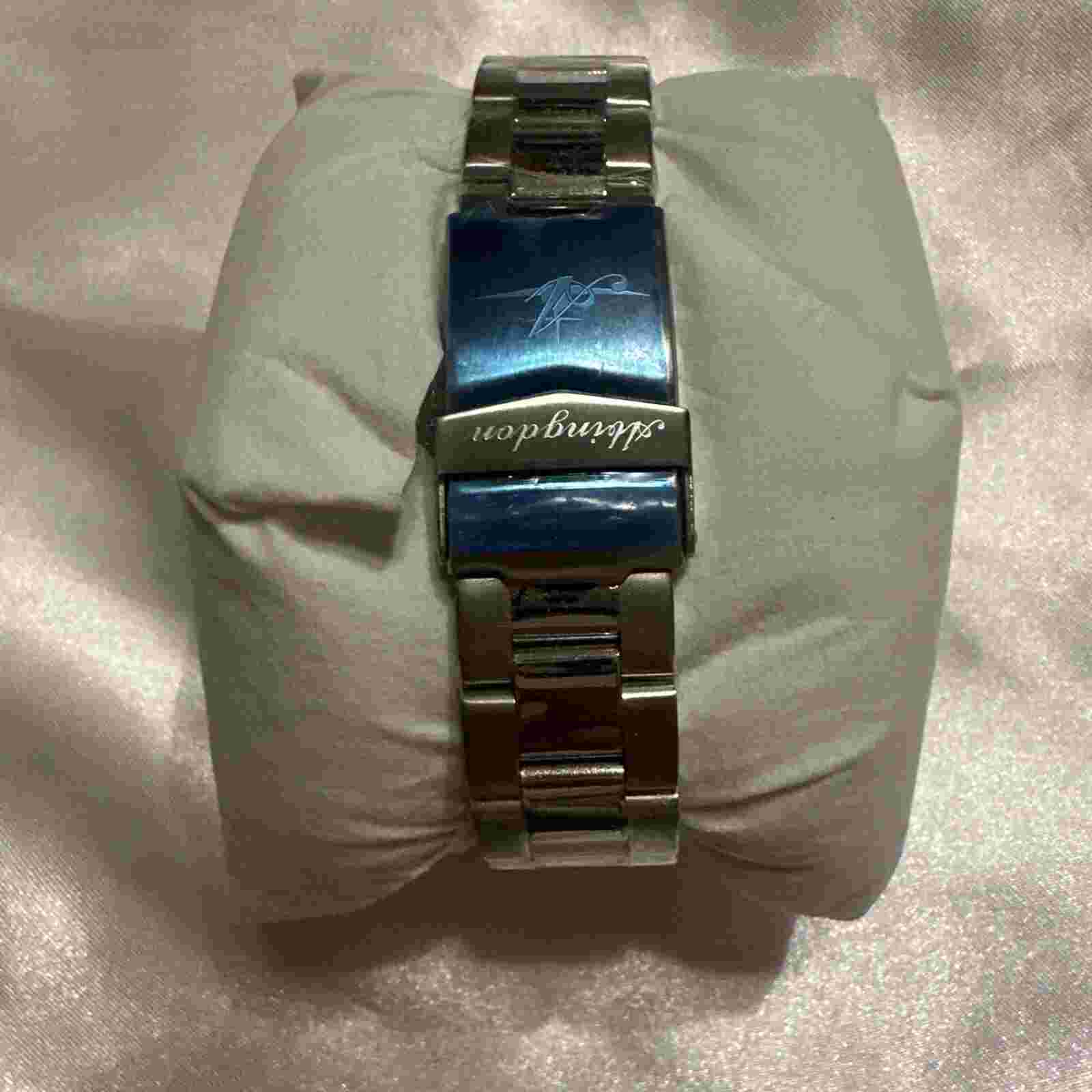 Abingdon Womens Jackie Dreamy White Chronograph E6B Pilot Watch JA-DW