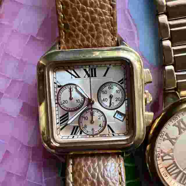 3 Bronzo Italia  Dial Leather Strap Watches Ladies Needs Battery’s