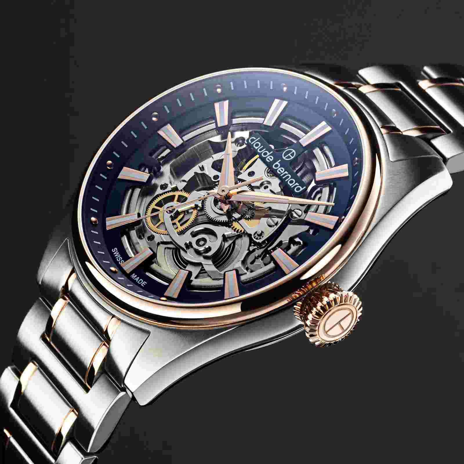 Claude Bernard by Edox - Proud Heritage Automatic Skeleton - 85309 357RM BUIR