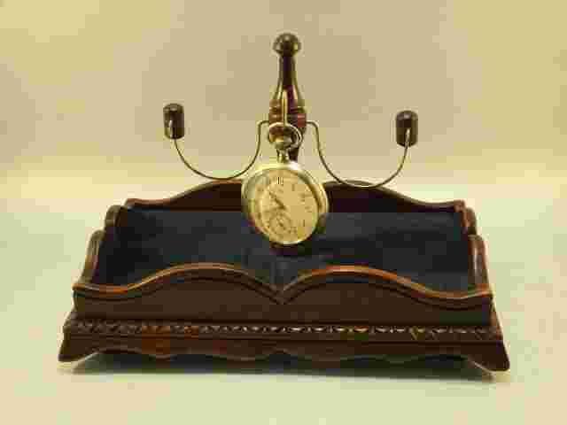 Pocket Watch Stand/Holder (Turkish walnut wood) special production