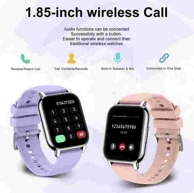Reloj Inteligente de Hombre Mujer Deportivo Relojes Inteligentes con Camara 5G