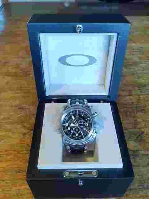 Oakley 12Gauge Wrist Watch with Wood Box