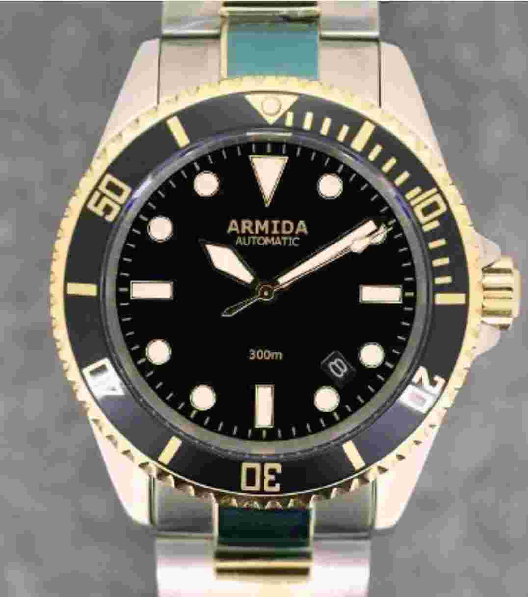 Armida A2 Dive Watch Two Tone Shipped from USA