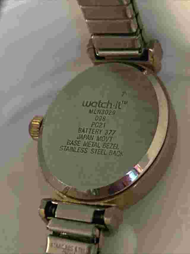 Watch It Two Tone Stretch Band Women’s Quartz Watch