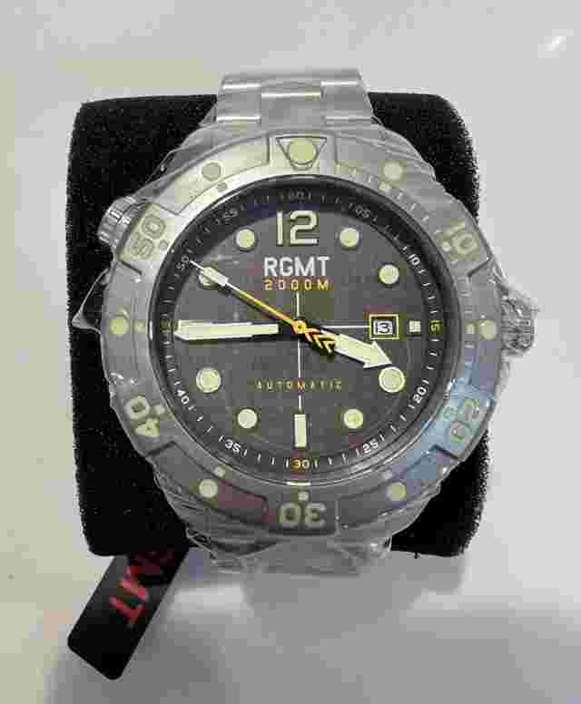 NEW - RGMT Demolition Stainless Steel Automatic Watch $1,250 - Grey RG-8037-66
