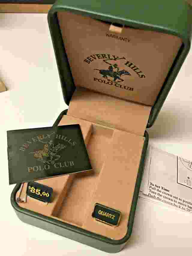 WRIST WATCH  BOX FOR  POLO CLUB  WATCH