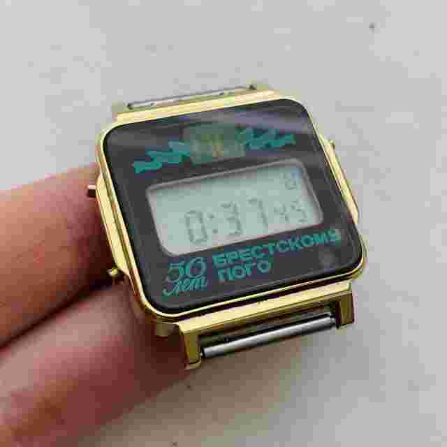 RARE Electronika 50 Years Belarus USSR Watch Soviet Vintage Electronica Old LCD
