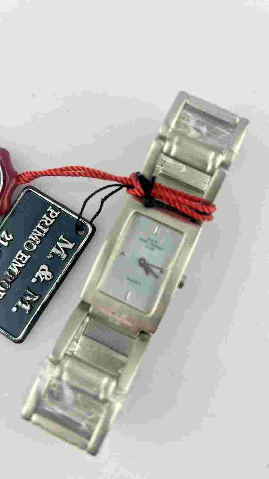 Watch M&M First Emporio Quartz Women 20mm Steel Bracelet Rectangular