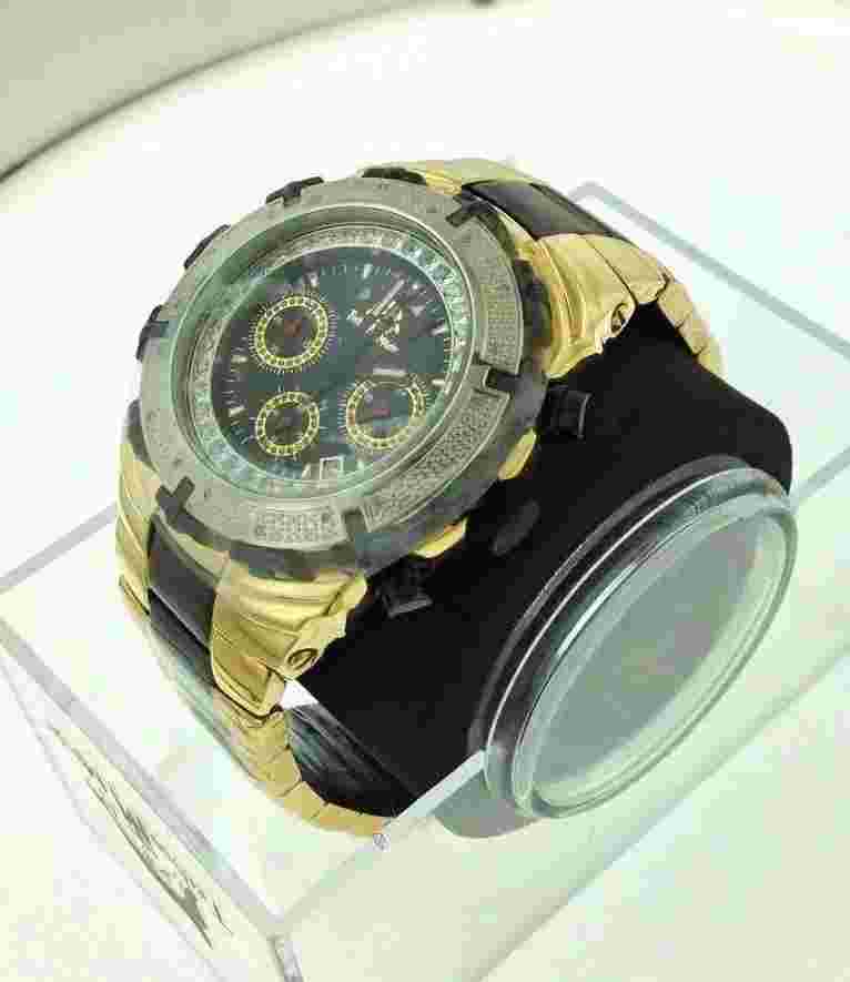 Techno Master Diamond Watch Tm-2118 Black