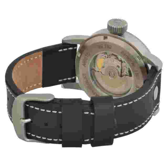 Aristo Men's Messerschmitt Watch Aviator Me 262 Automatic 3h262-alu Leather