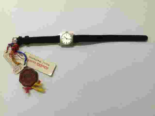 New - Vintage DUWARD Silver Watch - Silver Case - New From Exposition