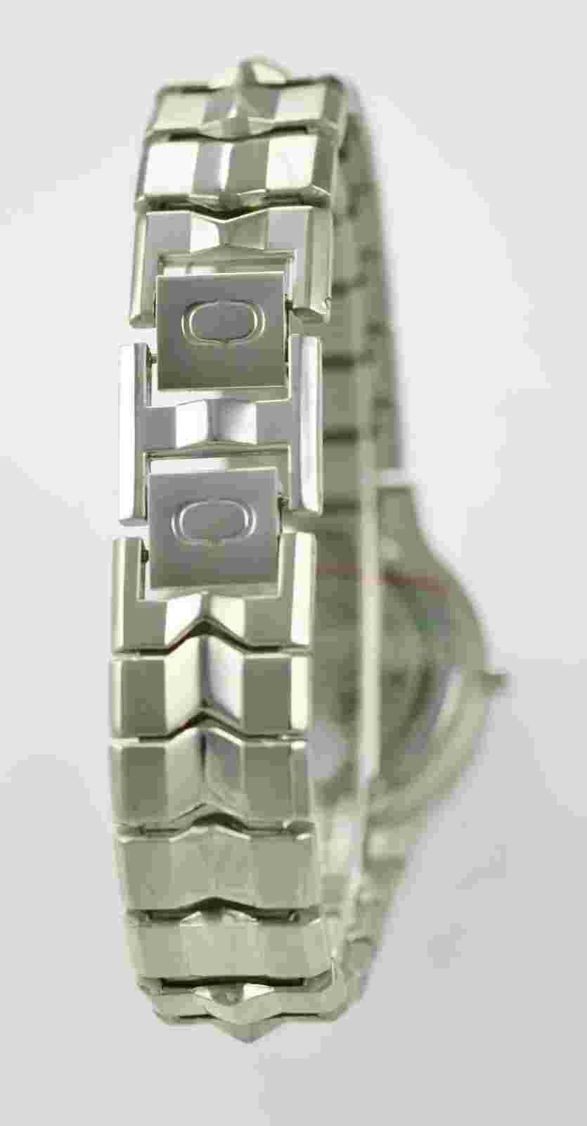 Charles Delon Unisex Watch MOP Stainless Steel Silver Water Resist Batt Quartz