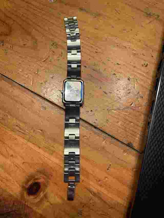 Eddie Bauer SM Tank Bracelet #3780 Watch Stainless Steel Caseback #42102