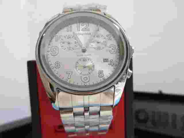 Jowissa Men's J7.004.L Ginebra Silver Stainless Steel Chronograph Watch