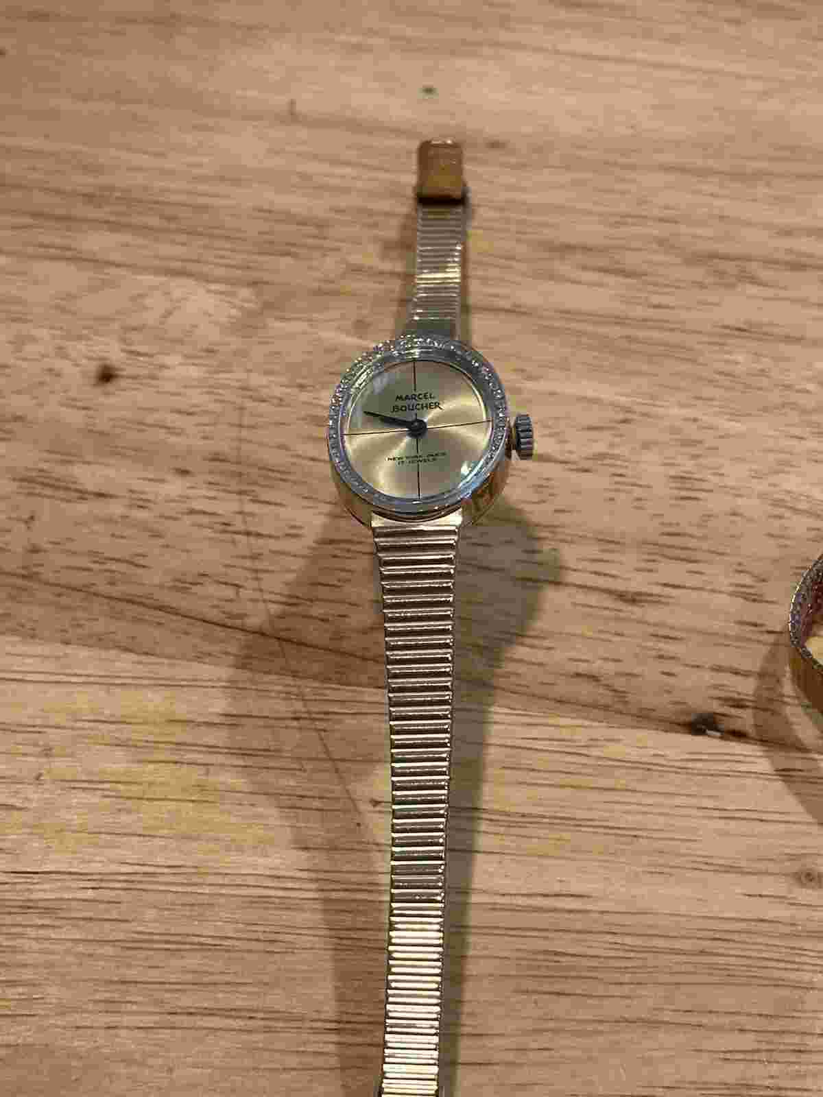 Vintage Marcel Boucher Watch Nice Shape Parts Only