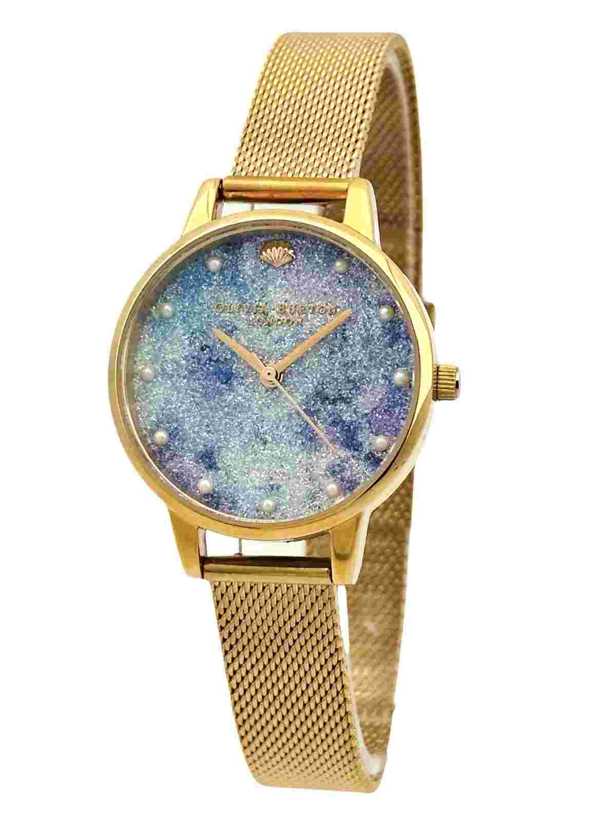 OLIVIA BURTON OB16US44 DEEP SEA MIDI FAUX PEARL WOMEN'S ROSE GOLD WATCH