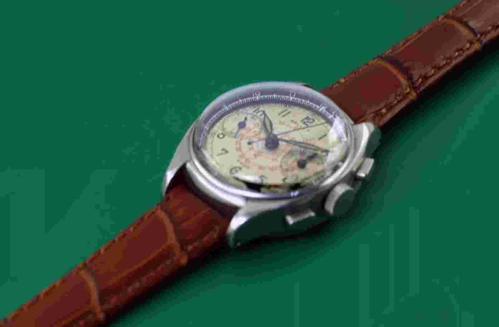 GALLET Commander Vintage 1930s Chronograph Original Snail Dial Excelsior Park 42
