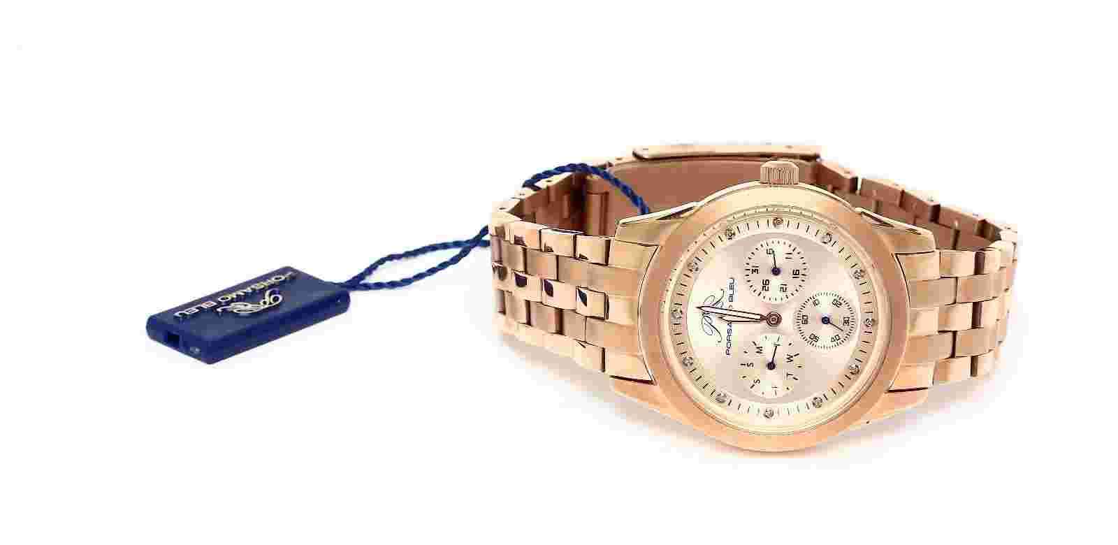 Porsamo Bleu Diana 741C0132 All Stainless Steel Women's Rose Gold Watch 1926