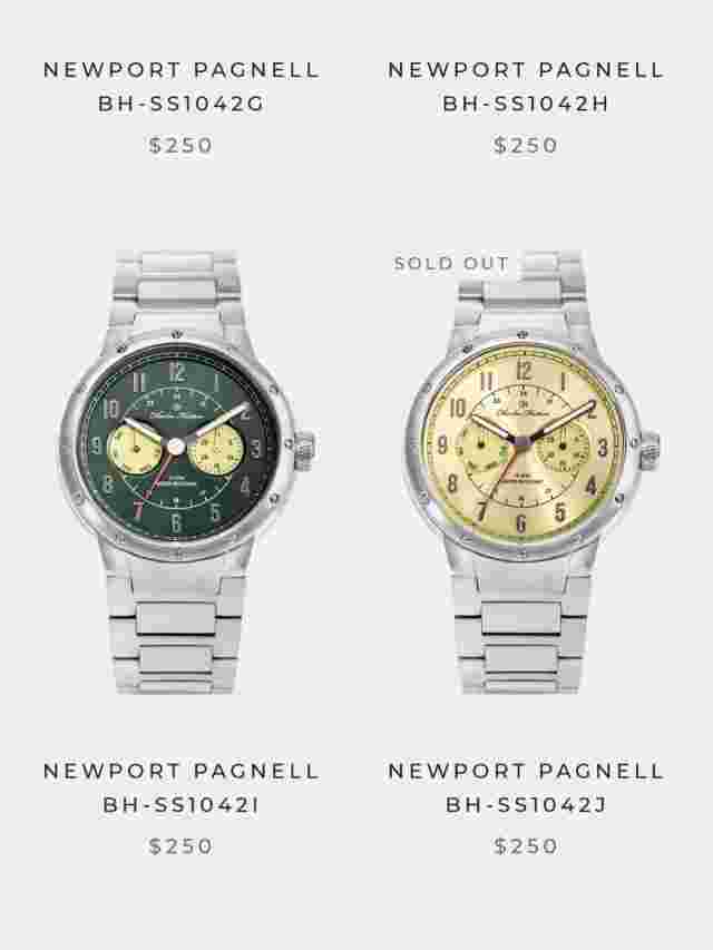 Charles Hutton - Newport Pagnell - Stainless Bracelet - Mens Watch - BH-SS1042J