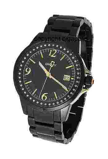 NEW DKNY CRYSTAL DATE WINDOW LADIES WATCH NY4483