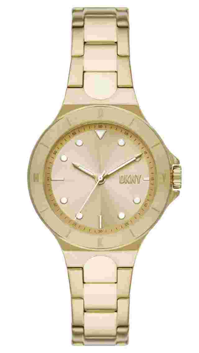 DKNY Chambers watch with gold bracelet NY6655
