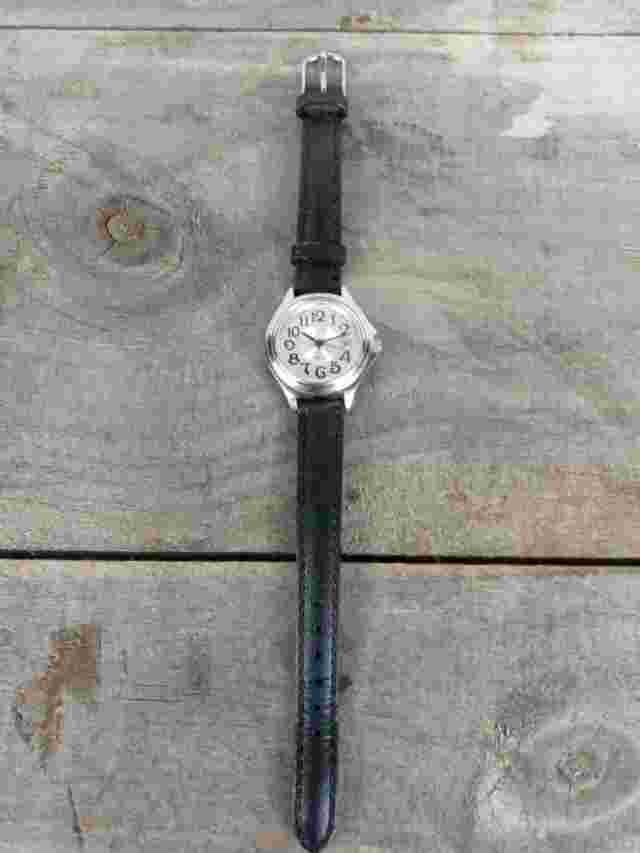 M. Z. Berger Japanese Movement Bold Faced Women's Watch w/ date