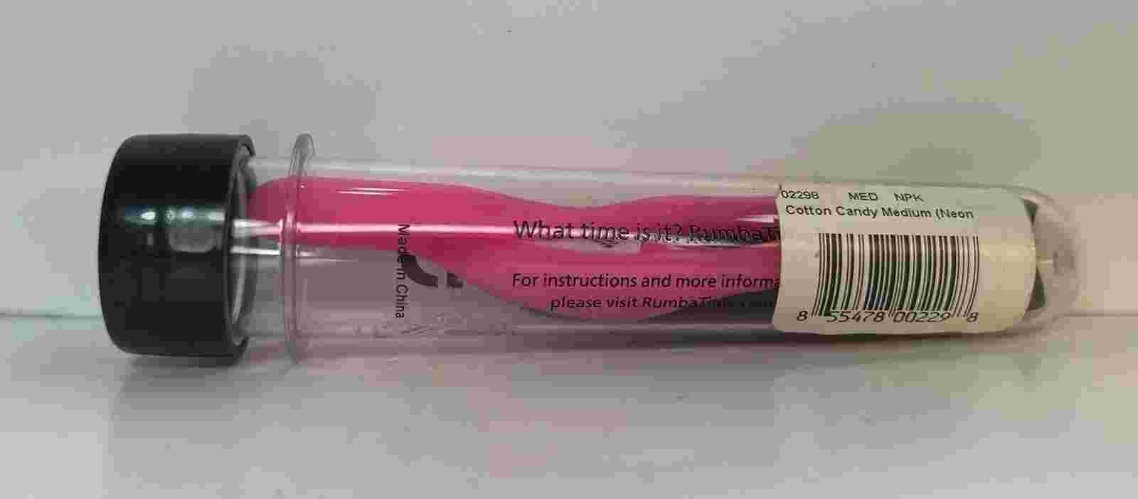 RUMBA TIME SILICON SLIP ON WATCH WATER RESISTANT COTTON CANDY MED NEW IN TUBE