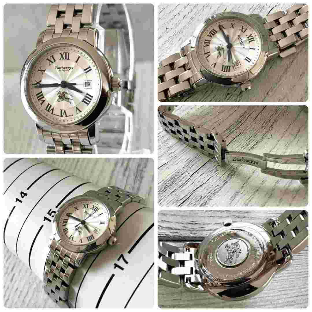 Burberrys 12000L Women's Analog Watch Silver Dial Silver Belt Used