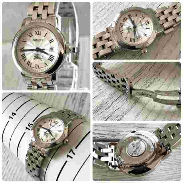 Burberrys 12000L Women's Analog Watch Silver Dial Silver Belt Used