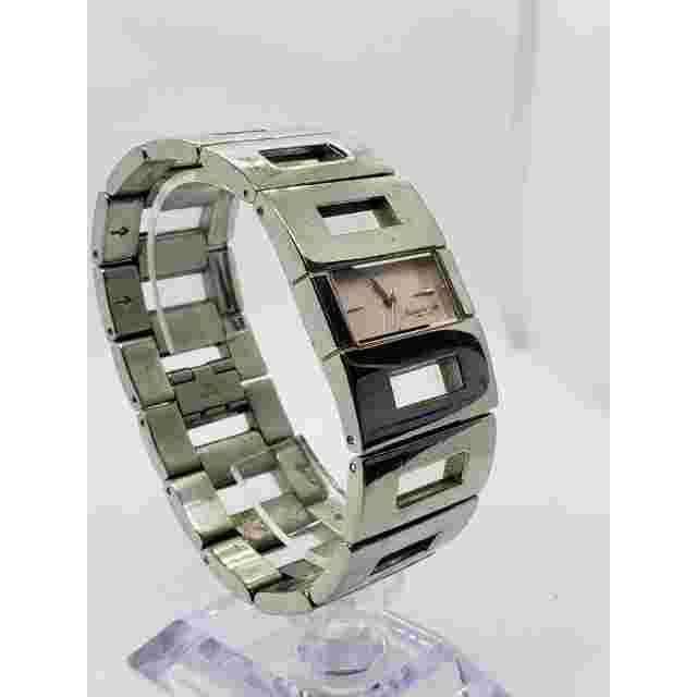 Kenneth Cole F98-04-KC-4438 women's watch. Light pink face with silver accents