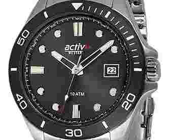 Westar Activ Black Dial Sports Quartz 100M Men's Watch 90250SBN903
