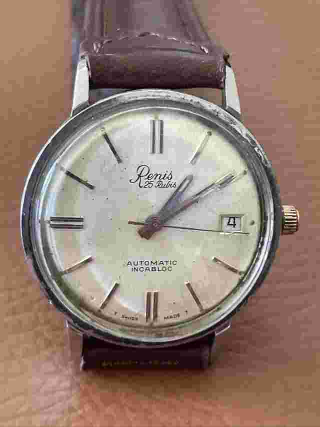 Renis Automatic Watch Vintage A. Schild AS Cal 1903 Swiss 25 J Date  Works Great