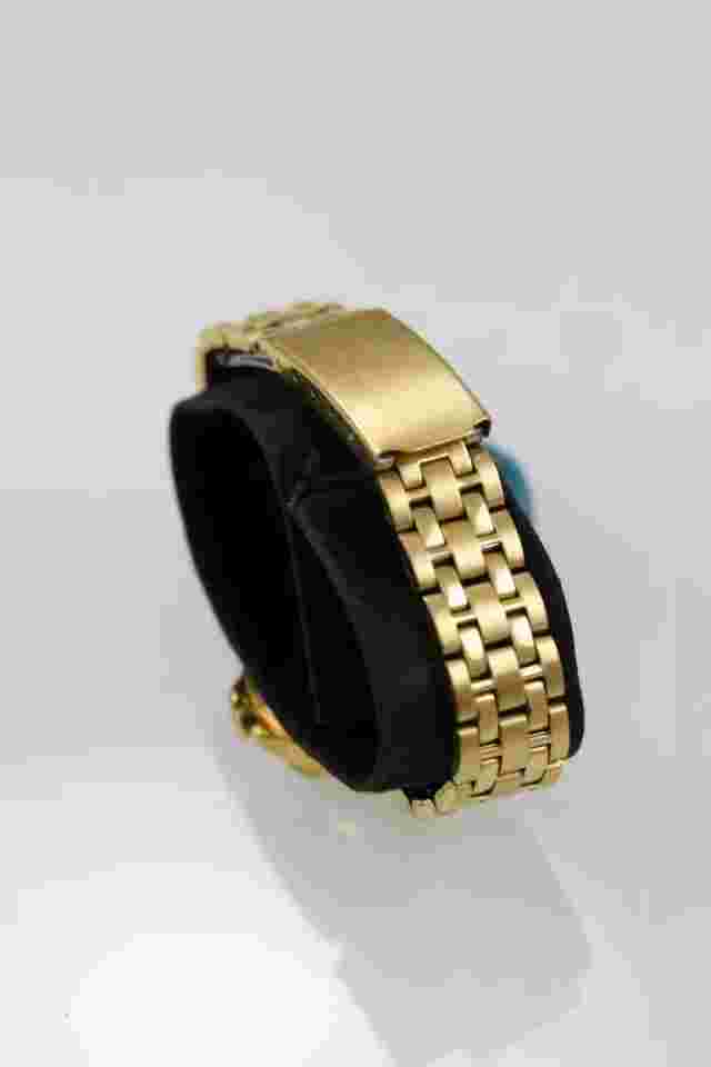 Victory Women Watch Gold Stainless Steel Battery Water Resistant White Quartz
