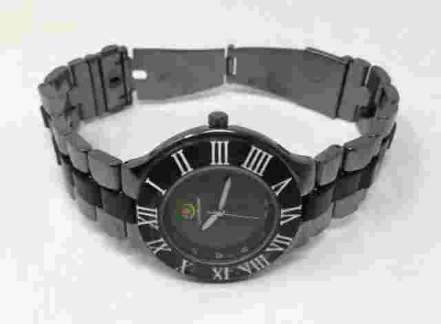 NEW Louis Richard 9228 Womens Rivoli Collection Watch Brushed Black Casual Watch