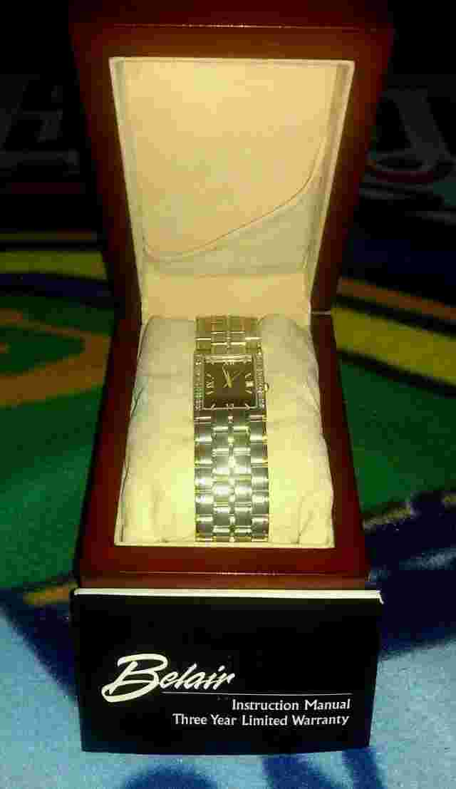 Belair Men's Wrist watch Model A5785T (20 Diamonds)