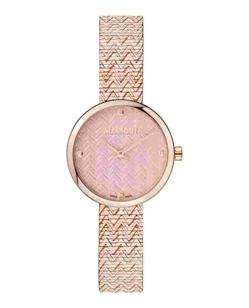 Missoni Rose Gold Womens Analogue Watch M1 MWY102222