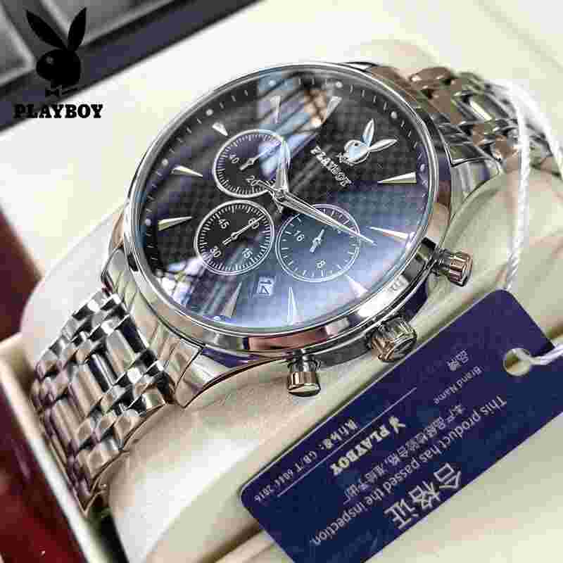 Playboy Watch Men's Fashion Luminous Quartz Casual Wrist Watch