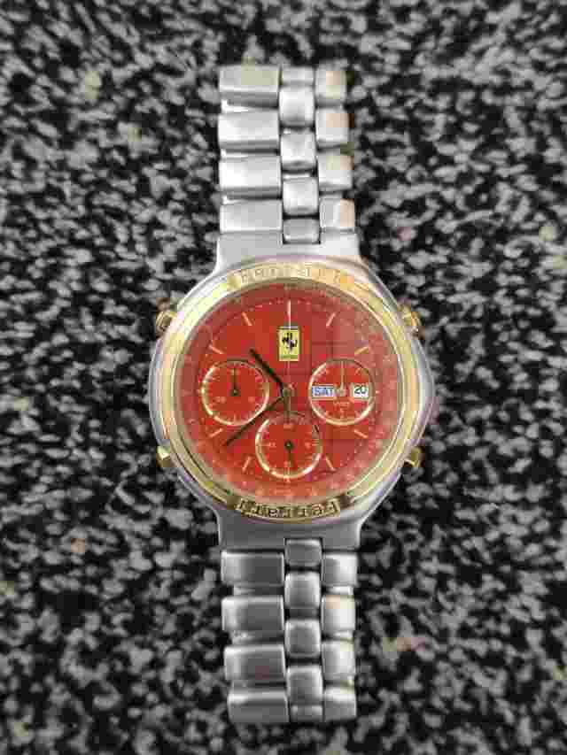 Rare Ferrari Cartier Formula One Vintage Collectable Chronograph Watch