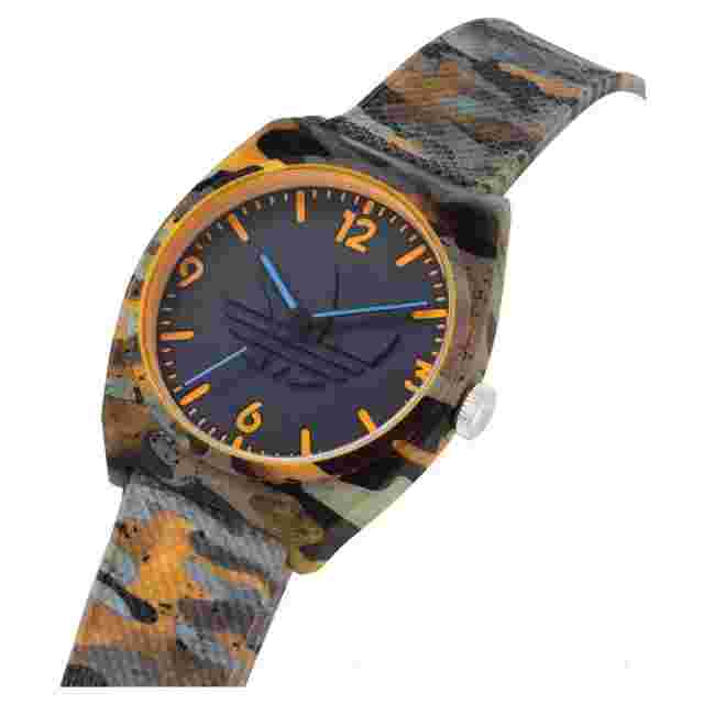Adidas Stylish Camouflage Rubber Strap 38mm Men Watch AOST22567