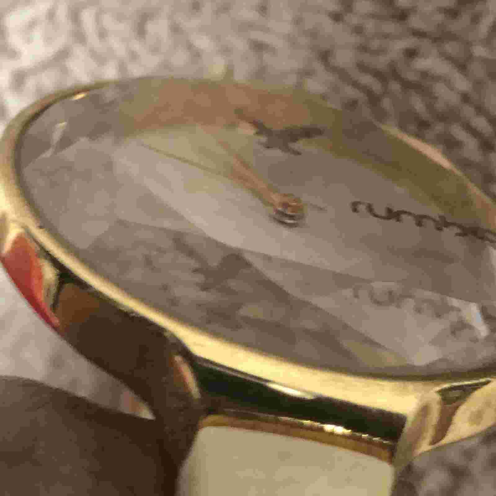 Rumba Watch - White Silicone Band, White Face, Raised Diamond Shape Cut Crystal