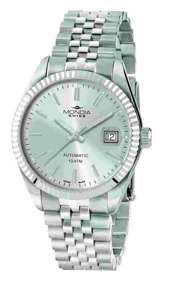 Mondia Icon Swiss Made Automatic 1 9/16in Men's Watch Sapphire Glass